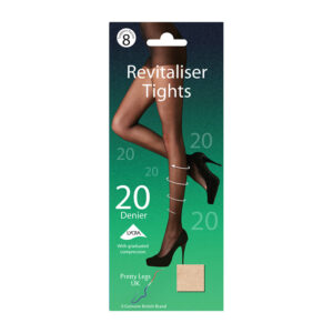 Pretty Legs Revitaliser Tights Natural (20 Denier) Small/Medium x 6