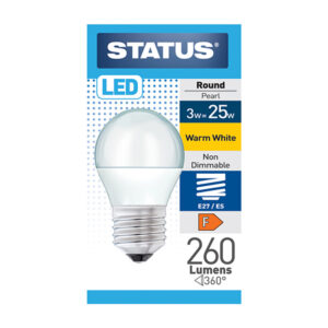 Status Golfball LED 3w ES x 10