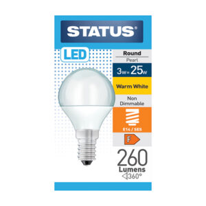 Status Golfball LED 3w SES x 10