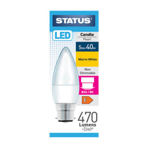 Status Candle LED 5w BC x 10