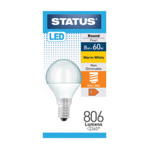Status Golfball LED 8w SES x 10
