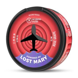 Lost Mary Airplane Mode Nicotine Pouch Rose Grape x 10