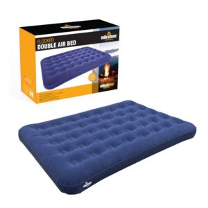 Milestone Flocked Double Air Bed