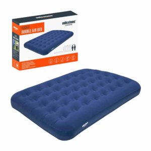 Milestone Flocked Double Air Bed