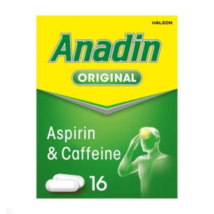 Anadin Original Aspirin & Caffeine Tablets 16s x 12