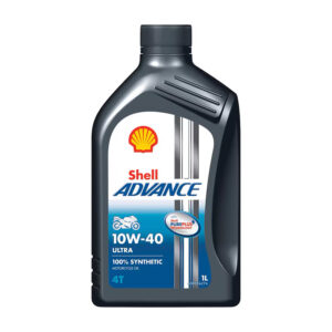 Shell Oil Advance 4 Stroke Ultra 10w-40 1 Litre