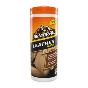 Armor All Wipes Leather with Beeswax Tub