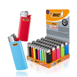 Bic J25 Mini Flint Lighters x 50