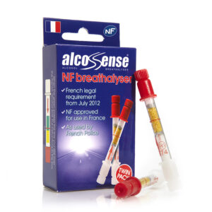 Alcosense NF Alcohol Breathalysers Twin Pack in display of 18