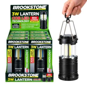 Brookstone 3w COB Lantern in display of 6