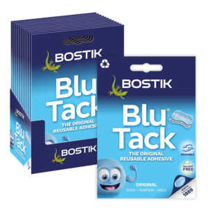 Bostik Blu Tack Original in display of 12