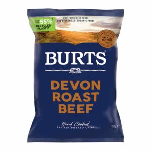 Burts Devon Roast Beef Chips 150g x 10