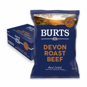 Burts Devon Roast Beef Chips 40g x 20