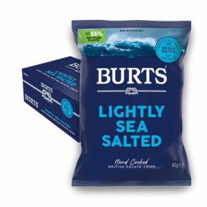 Burts Lightly Sea Salted Chips 40g x 20