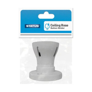 Status Celining Rose Lampholder Batten T1 Rated