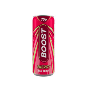 Boost Energy Red Berry Can 250ml PM 75p x 24