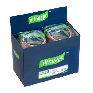 Ultratape Brown Tape 48mm x 40m in display of 6