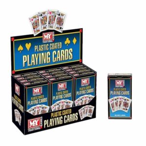Playing Cards in display of 12