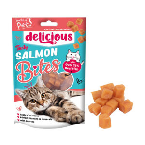 Cat Treat Meaty Salmon Bites 80g x 12