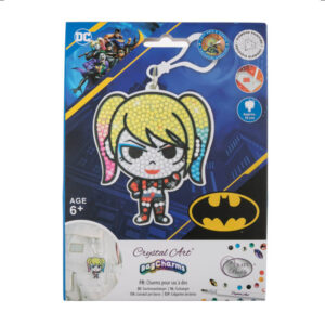 Craft Buddies Crystal Art Bag Charm - Harley Quinn