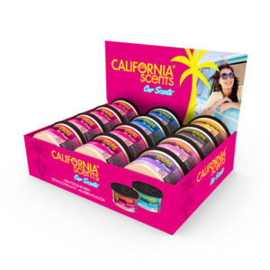 California Scents Air Freshener in display of 12