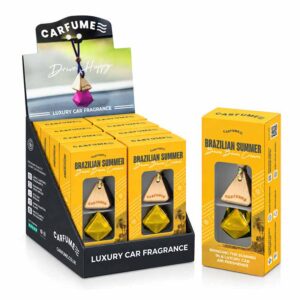 Carfume Brazilian Summer Hanging Diffuser Air Freshener in display of 10