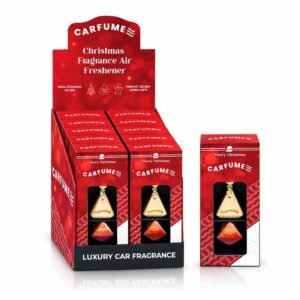 Carfume Christmas Hanging Diffuser Air Freshener in display of 10