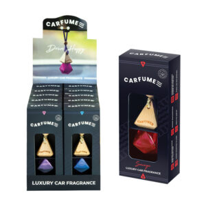 Carfume Hanging Diffuser Air Fresheners in display of 10