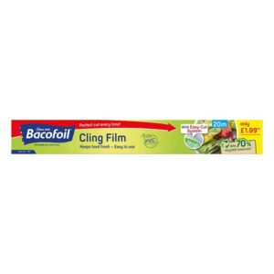 Bacofoil PVC Free Cling Film 325mm x 20m PM £1.99 x 6