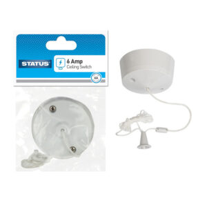 Status Ceiling Switch & Cord 2 Way in display of 3