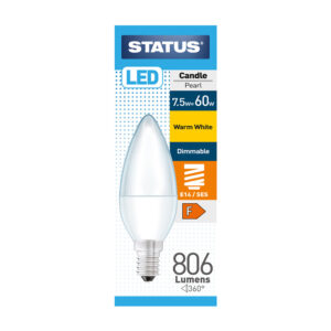Status Dimmable Candle LED 7.5w SES x 10