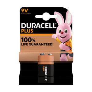 Duracell Plus Power 9v PP3 Battery