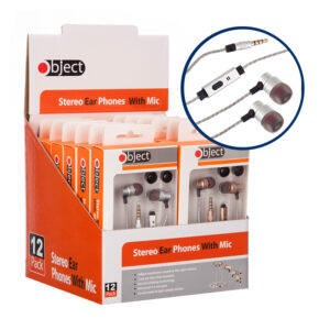 Object Stereo Earphones with Microphone