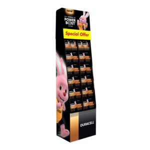 Duracell Power Boost Floor Display (72 x AA/ 40 x AAA)