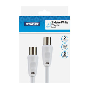 Status Coax Lead Male to Male Lead 2 Metre
