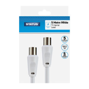 Status Coax Lead Male to Male Lead 5 Metre