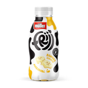 Frijj UHT Banana Milkshake 330ml 0% Vat x 12