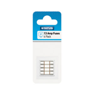 Status Fuses Carded 13 Amp Card of 4