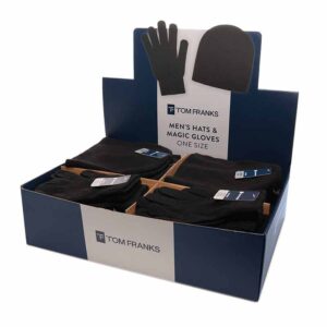 Adults Thermal Hats & Gloves in display of 36