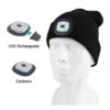 12 x Object LED Rechargeable Beanie in Display - Image 3