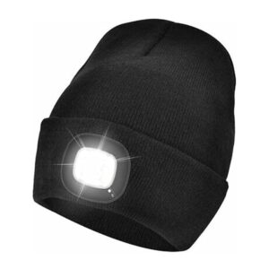 Object LED Rechargeable Beanie in display of 12