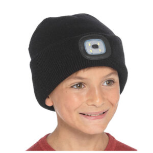 Kid's Black LED Hat - 0% Vat