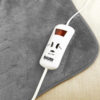 Luxury Heated Throw, Grey 120 x 160cm - Image 3