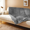 Luxury Heated Throw, Grey 120 x 160cm - Image 4