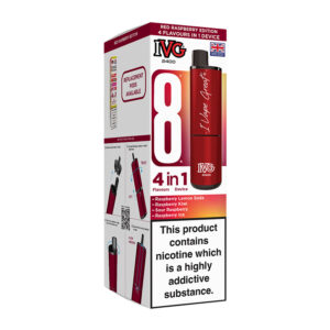 IVG 2400 4in1 Rechargeable Device Red Raspberry Edition