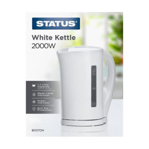 Status Kettle Cordless 1.7 Litre 2000w White