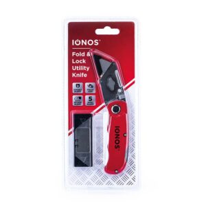 IONOS Fold & Lock Utility Knife + Spare Blades