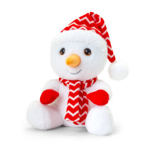 Keeleco Snowman With Hat & Scarf 20cm