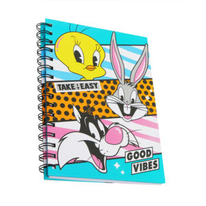 Looney Tunes A5 Notepad in display of 6