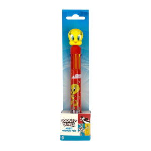 Looney Tunes Multi Colour Pen in display of 8